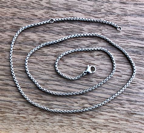 box chain stainless steel|316l stainless steel jewelry chain.